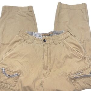 We Are First camel desert color military style cargo pants size 30x30